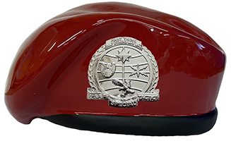 Air Force Special Tactics Officer Military Scarlet Ceramic Beret